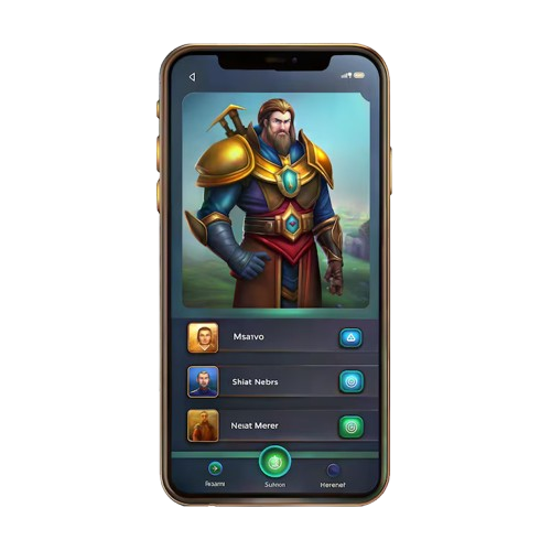 fantasy warrior game on smartphone