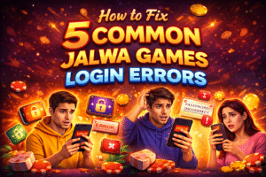 How to Fix 5 Common Jalwa Games Login Errors