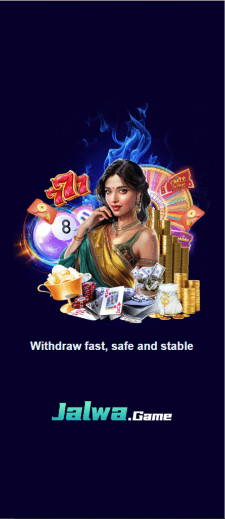 Jalwa Game register online splash screen showing secure access portal before account authentication