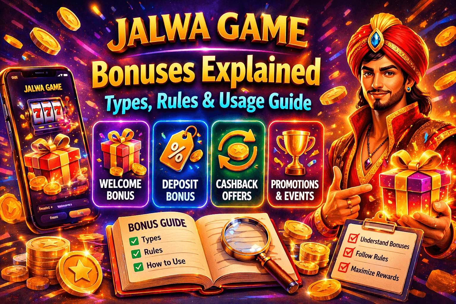jalwa game bonus types and how to use them